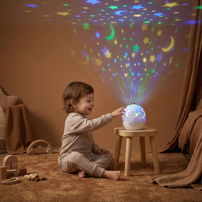 Kids Projector Night Light with Rotating Scenes and Built in Music Player