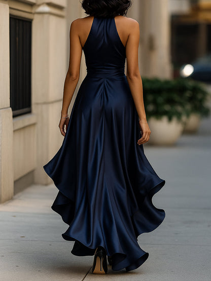 Iris Halter Wrap Dress