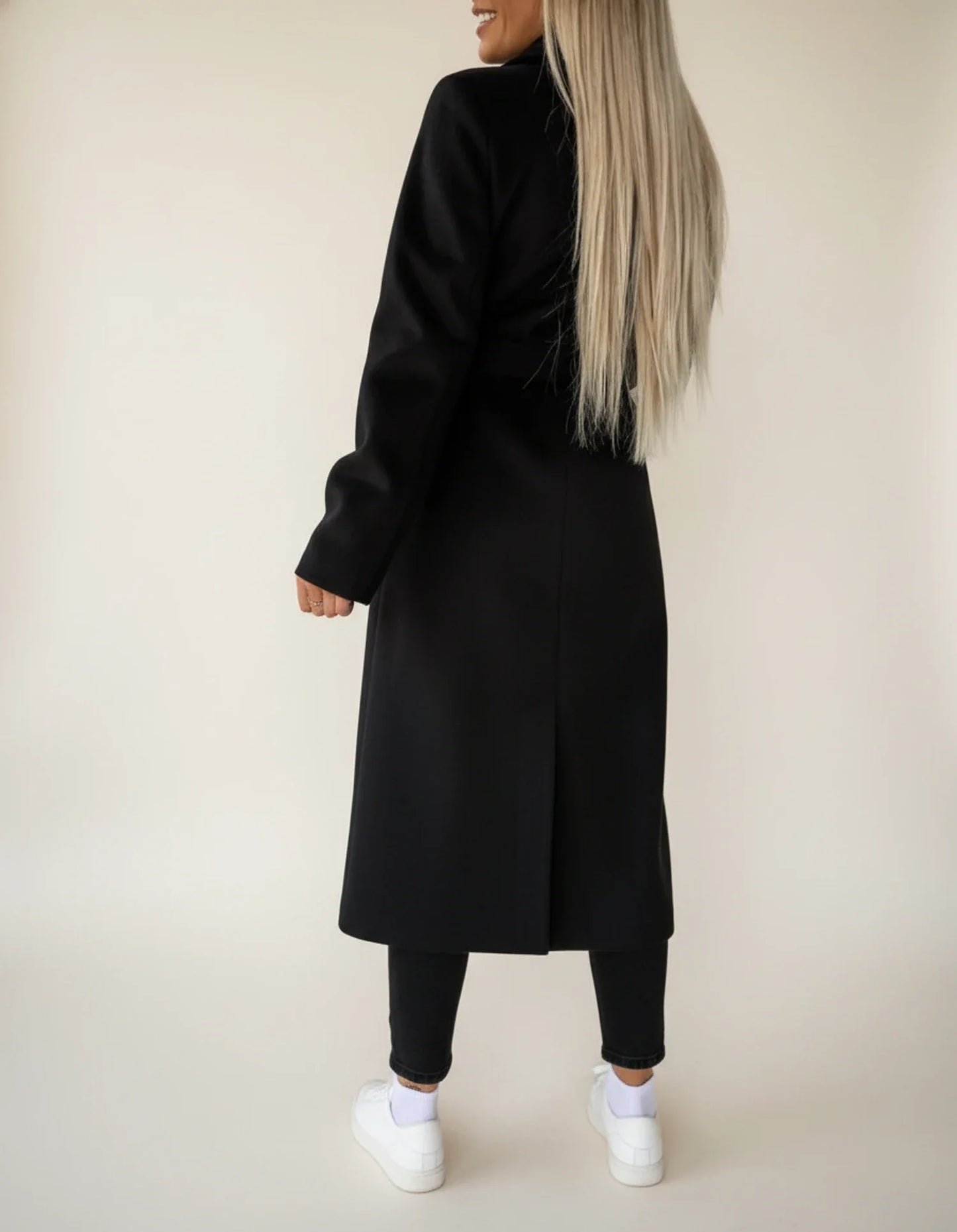 Elena Belted Midi Overcoat
