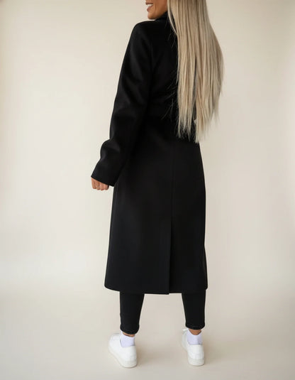 Elena Belted Midi Overcoat