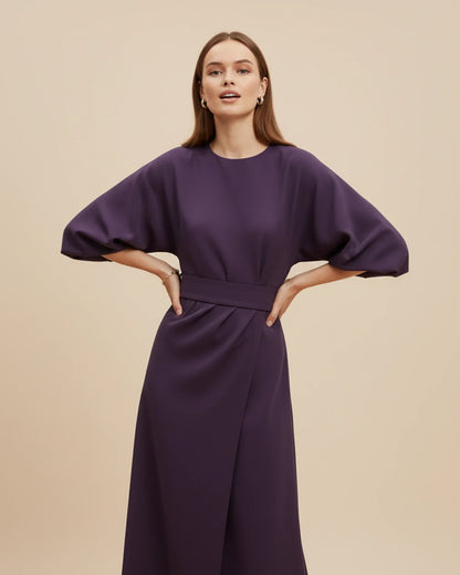 Maya Lantern Sleeve Dress