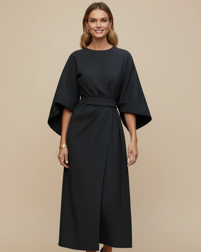 Maya Lantern Sleeve Dress
