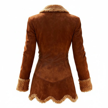 Elara Fur Trim Coat