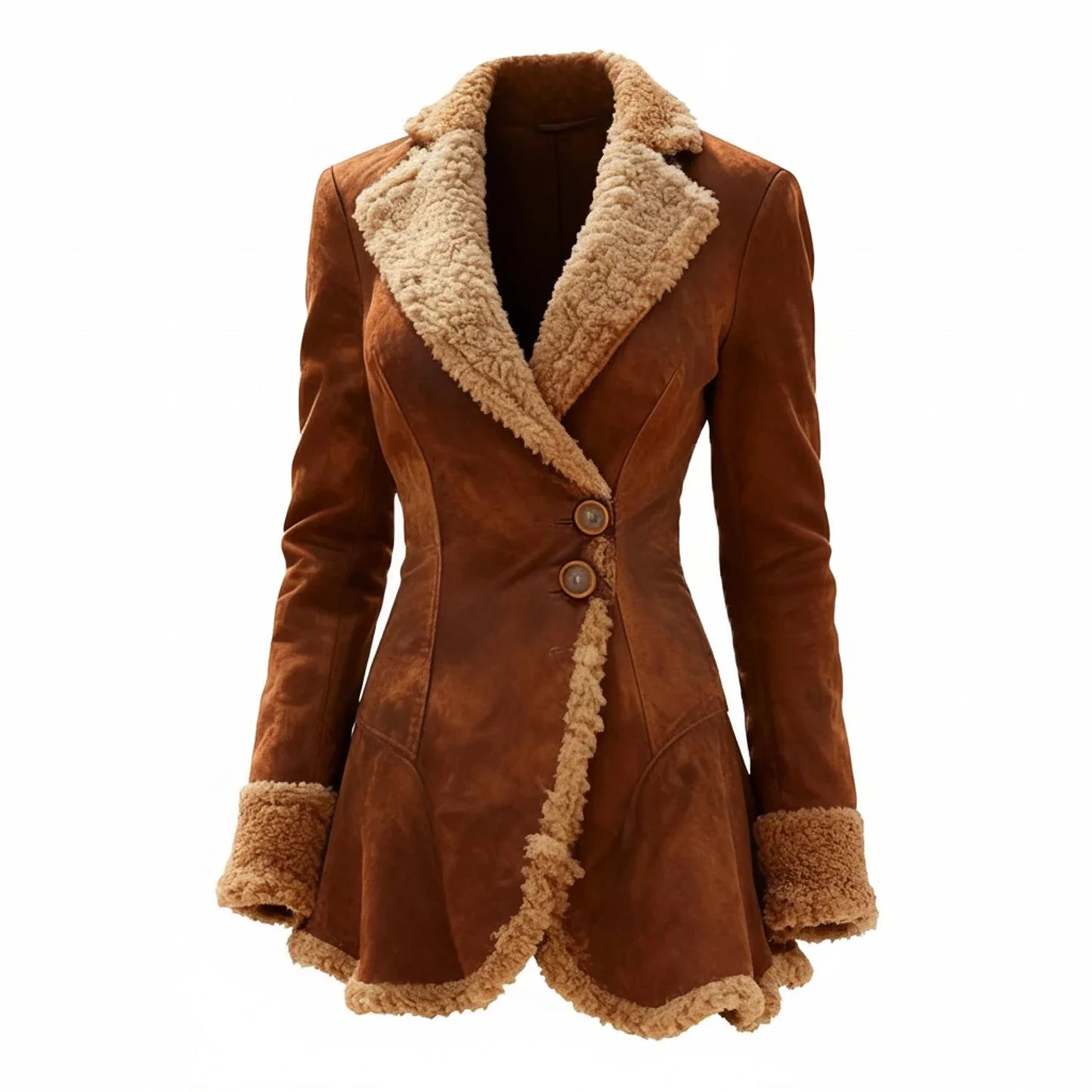 Elara Fur Trim Coat
