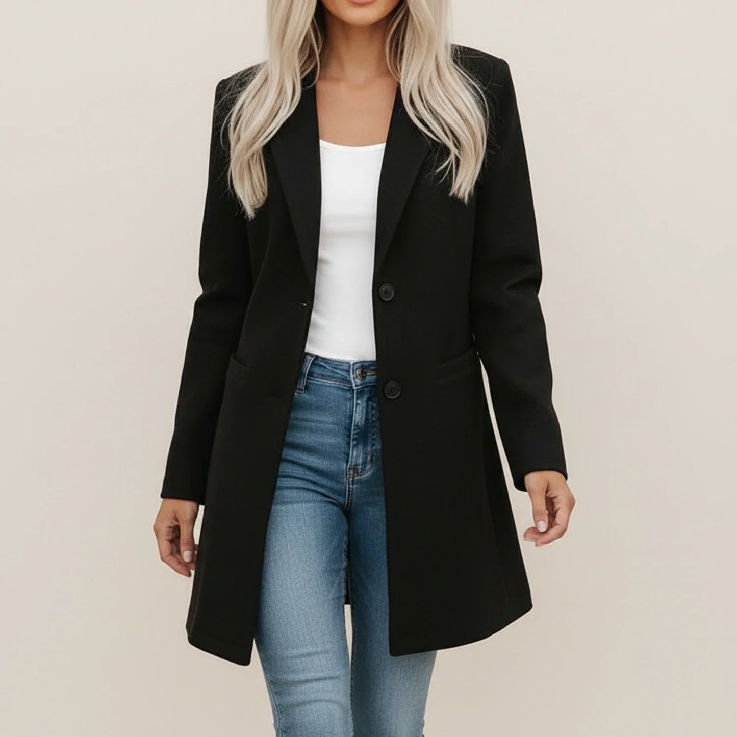 Luna Longline Blazer Jacket