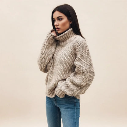 Aria Oversized Turtleneck Sweater