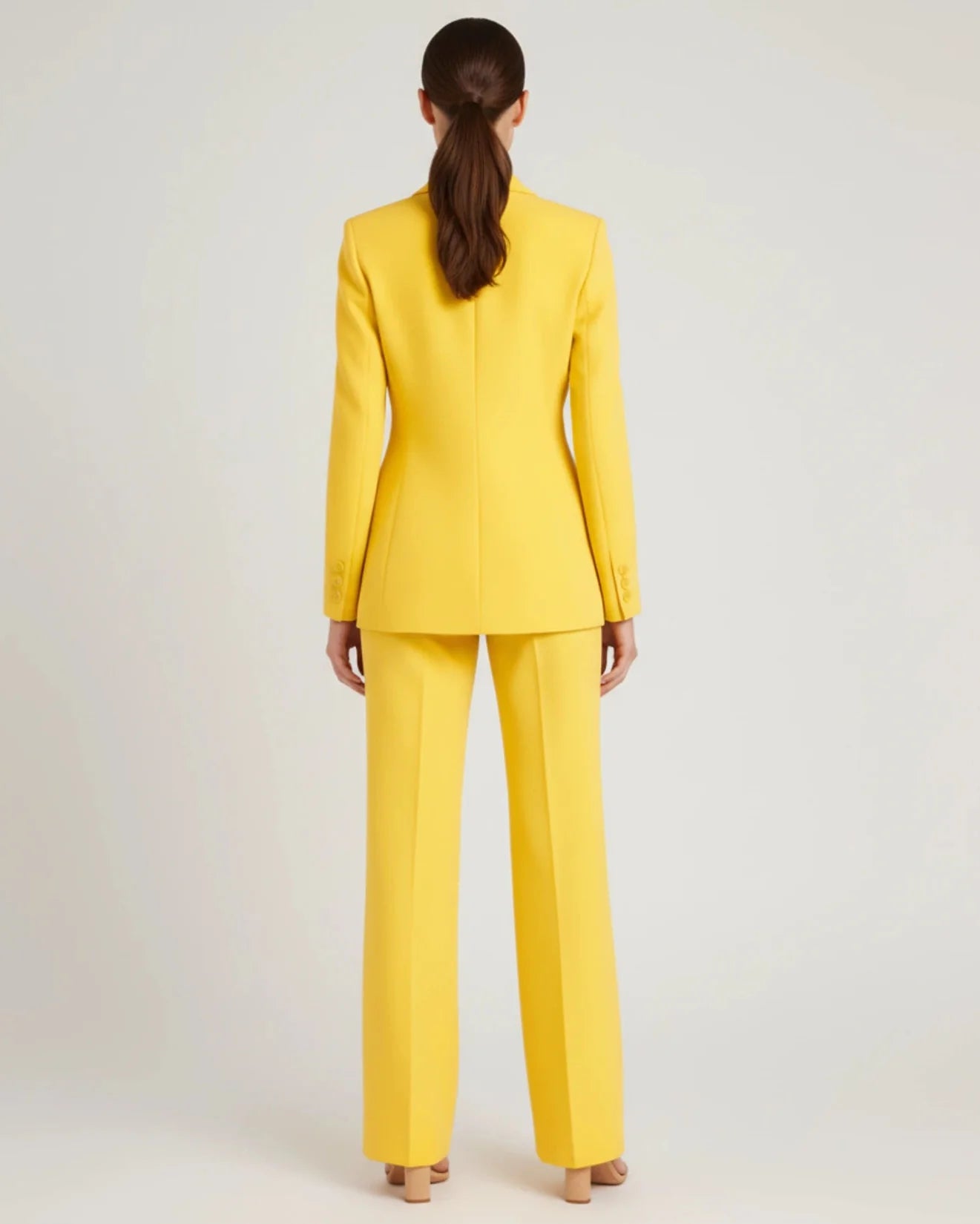Modern Wide Leg Suit