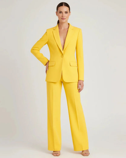 Modern Wide Leg Suit