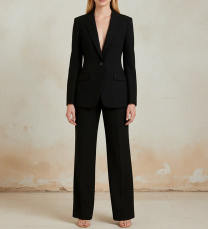 Modern Wide Leg Suit