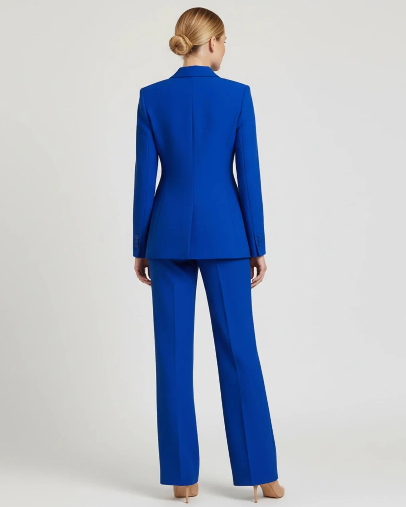 Modern Wide Leg Suit